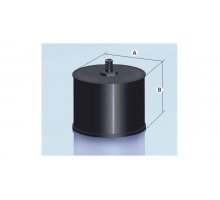 Заглушка с конденсатоотводом М Agni эмалированная, d=150