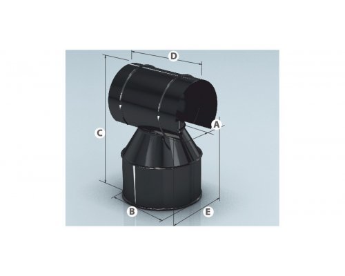 Оголовок Agni для дымохода, d=120