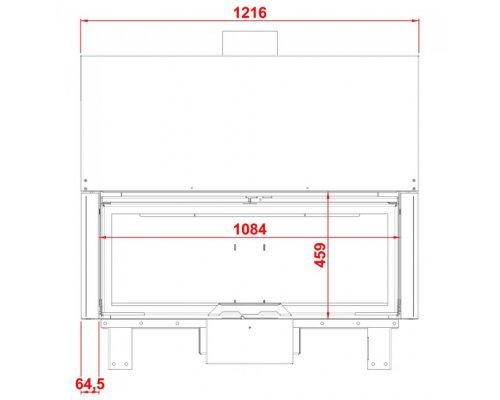 Каминная топка Axis KW120 Simple Face