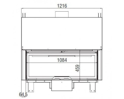 Каминная топка Axis KW120 Simple Face BG1