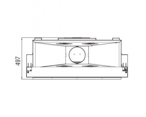 Каминная топка Axis KW120 Simple Face BG1