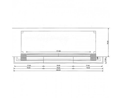 Каминная облицовка Axis Cassandre, H1600XXL