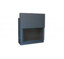 Каминная топка Axis F 1600 simple face WS Black BN3