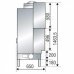 Каминная топка Axis H 1600 XXL WS Black