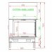Каминная топка Axis F 900 right lateral glass BN1