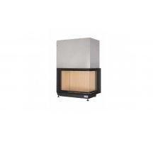 Каминная топка Brunner Eck-Kamine 57/82/48 вертикальное открытие, правый угол (с подъемом)
