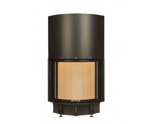 Каминная топка Brunner Compact 57/67 сферическое стекло, вертикальное открытие (с подъемом)