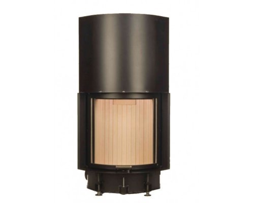 Каминная топка Brunner Compact 57/55 сферическое стекло, вертикальное открытие (с подъемом)