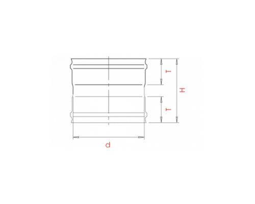 Адаптер котла Craft (316/0,8) d=160