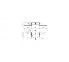 Крепление поворотное Craft (201/0,5) d=200