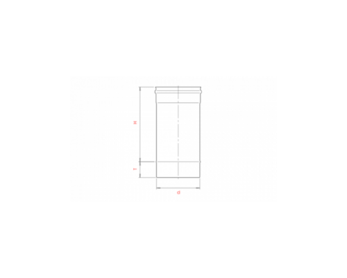 Дымоход 0,25м Craft (316/0,5) d=160