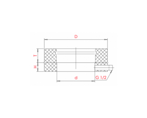 Конденсатоотвод Craft боковой утепленный (304/0,5 + 304/0,5) изоляция 25, d=400