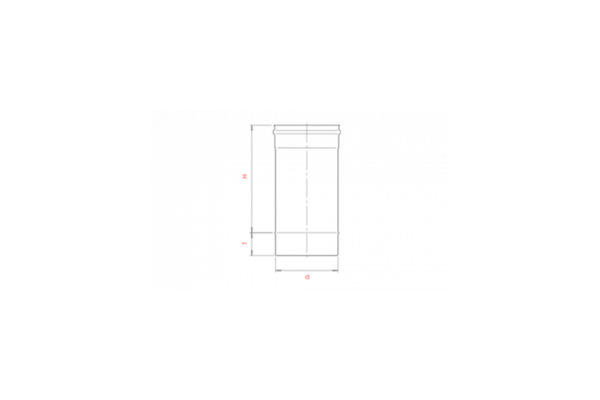 Дымоход 0,25м Craft (316/0,8) d=100