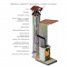Керамический дымоход ECOOSMOSE OSMOTEC DV=140 мм. Одноходовая с вентканалом 7 пм