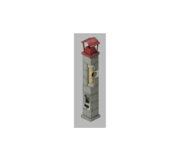 Керамический дымоход ECOOSMOSE OSMOTEC D=200 мм. Одноходовой 11 пм