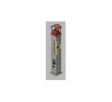 Керамический дымоход ECOOSMOSE OSMOTEC D=200 мм. Одноходовой 10 пм