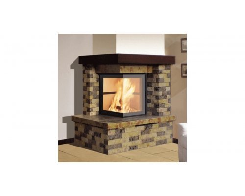 Каминная облицовка EdilKamin Topazio dx, с банкеткой, под Side 50x50