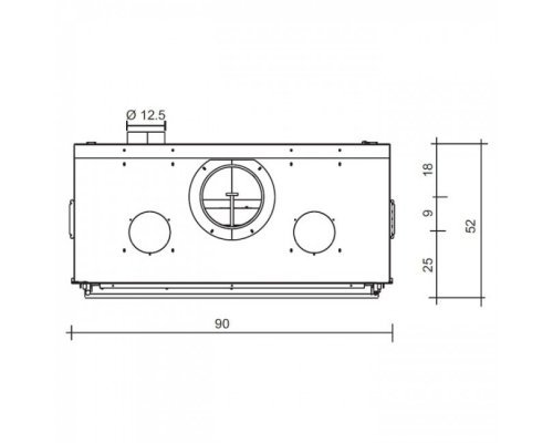 Каминная топка Edilkamin Screen 80 N