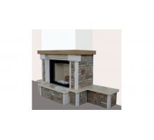 Каминная облицовка EdilKamin Giada 76 sx с банк.