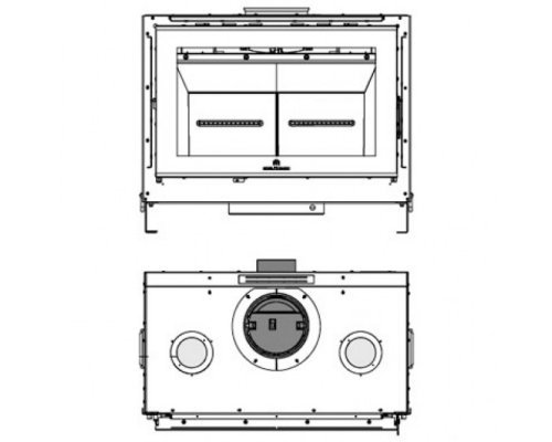 Каминная топка EdilKamin SCREEN EVO 80/2