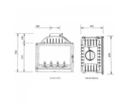 Каминная топка Fabrilor Deco 730 Cristal
