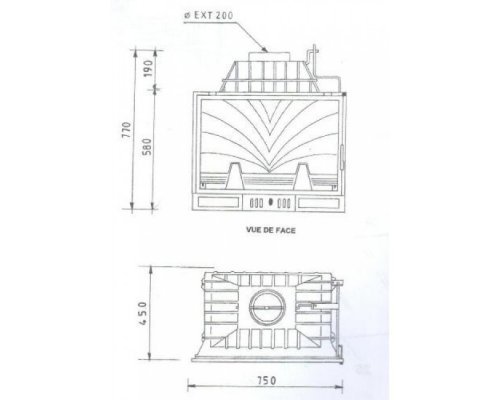 Каминная топка Fabrilor Deco 754 BR
