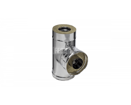 Сэндвич-тройник Ferrum 90 (430/0,5мм + нерж.) d=115х200