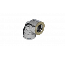 Сэндвич-колено Ferrum 90 (430/0,5мм + нерж.) d=150х210