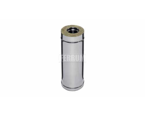 Труба-сэндвич Ferrum 0,5м (430/0,5мм + нерж.) d=180х280