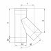 Тройник-К Ferrum 135 (430/0,5мм) d=200