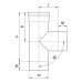 Тройник-Д Ferrum 90 (430/0,5мм) d=115