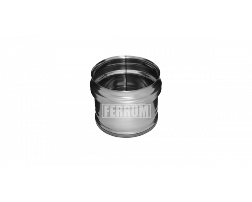 Заглушка внешняя д/трубы Ferrum (430/0,5 мм) d=110 (нижняя)
