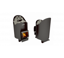 Дровяная банная печь Grill’D Aurora 180 short black