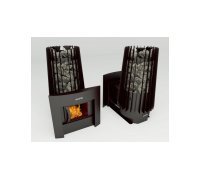 Дровяная банная печь Grill’D Cometa Vega 180 window black
