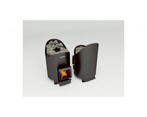 Дровяная банная печь Grill’D Aurora 160 short black
