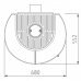 Отопительная Печь Hark 17 NHGT ECOplus, deco-cotto/sahara 239, рамка хром