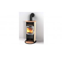 Отопительная Печь Hark 17 NHGT ECOplus, deco-cotto/sahara 239, рамка хром