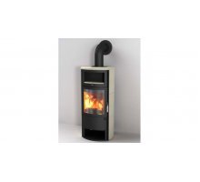 Отопительная Печь Hark 77 GT ECOPlus, stone 252, черная рамка