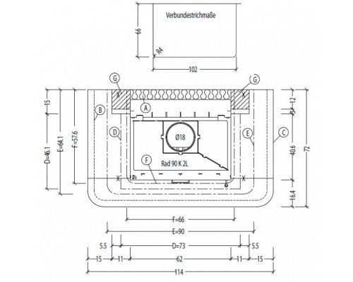 Каминная облицовка Hark 1/160.0 V1