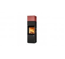 Отопительная Печь Hark 140 ECOplus, deco-rot, графит, черная рамка