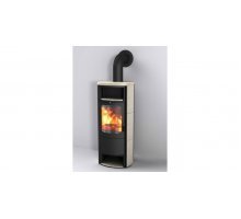 Отопительная Печь Hark 98 ECOplus, stone 252, черная рамка