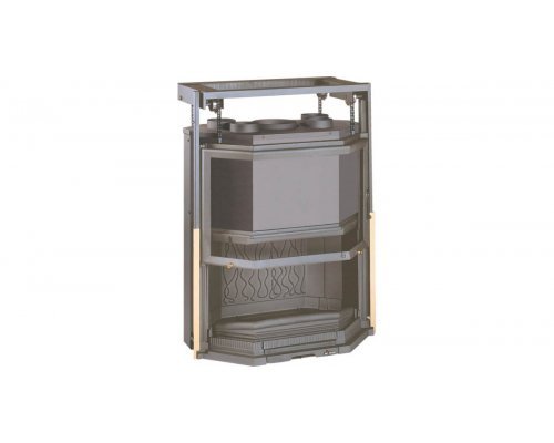 Каминная топка Invicta Prismatic 850 lifting door КРТ (Призматик 850 контргруз с распределителем)