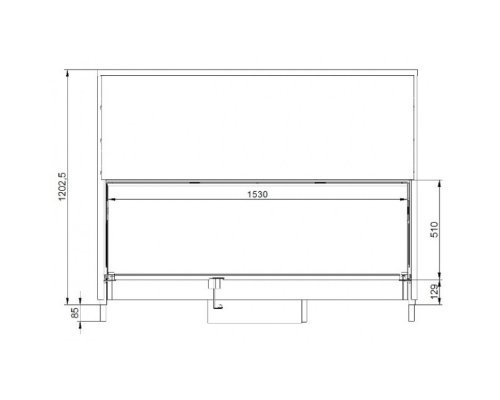 Каминная топка KFD LINE A H 1570 CI
