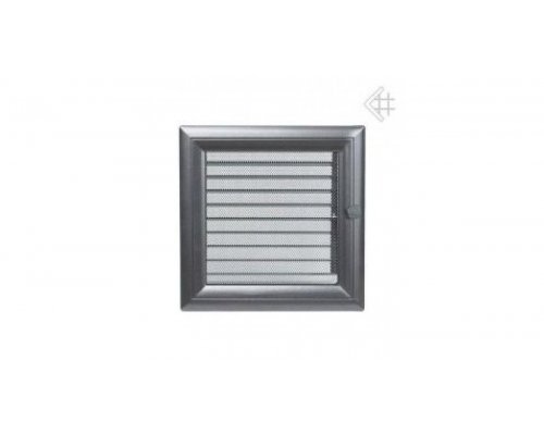 Каминная решетка Kratki 22x22 Оскар графитовая с жалюзи