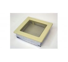 Каминная решетка Kratki 17x17 бежевая