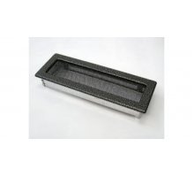 Каминная решетка Kratki 11x32 черная/хром пористая