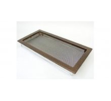 Каминная решетка Kratki 22x45 черная/медь пористая