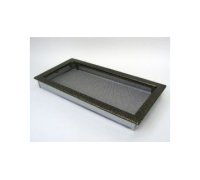 Каминная решетка Kratki 22x45 черная/латунь пористая