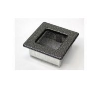 Каминная решетка Kratki 11x11 черная/хром пористая