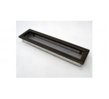Каминная решетка Kratki 11x42 черная/медь пористая